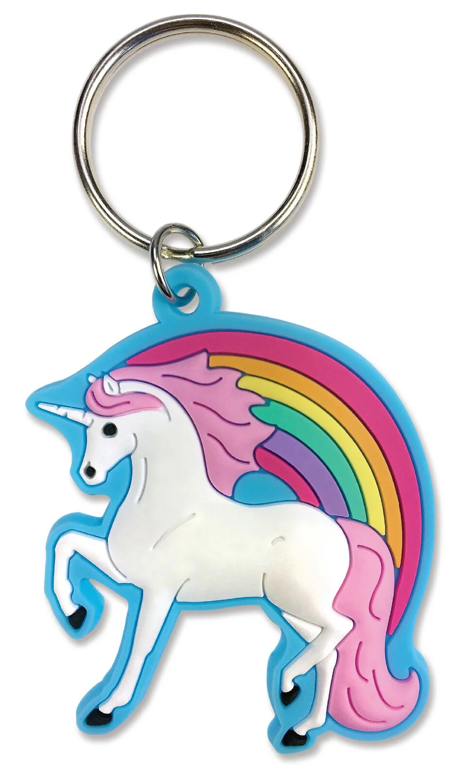 Kelley Soft Rainbow Unicorn Keychain