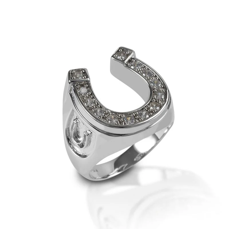 Kelly Herd Mens Horseshoe Ring 10