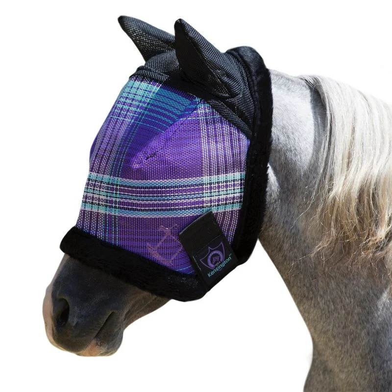 Kensington Pony Signature Fly Mask with Plush Fleece - Image 11