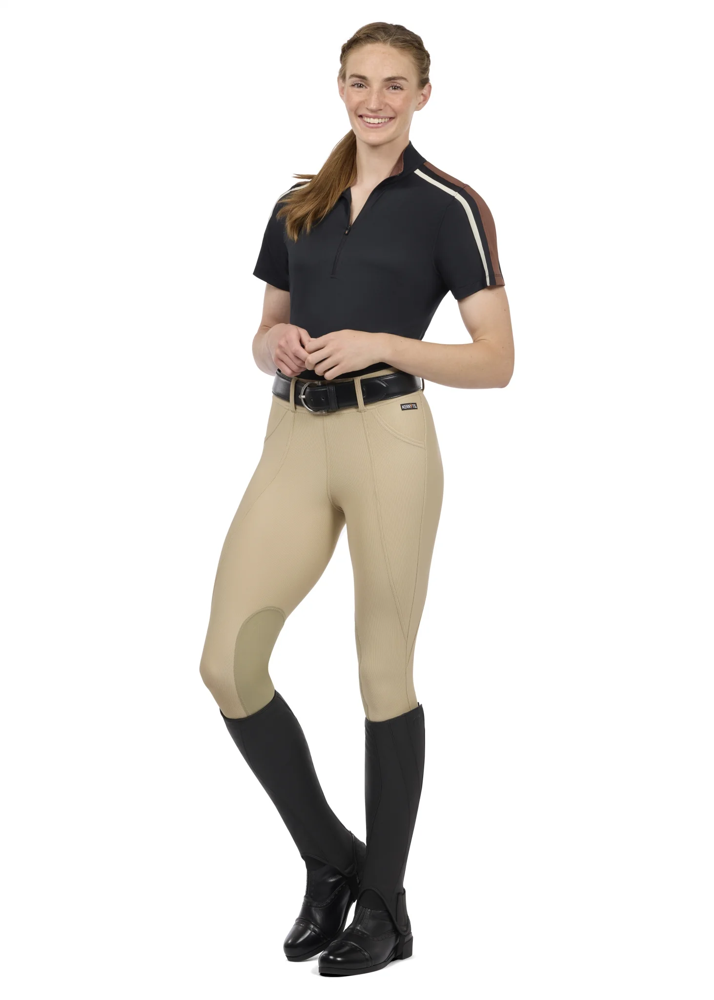 Kerrits Agility Coolcore Short Sleeve Shirt - Solid - Image 4