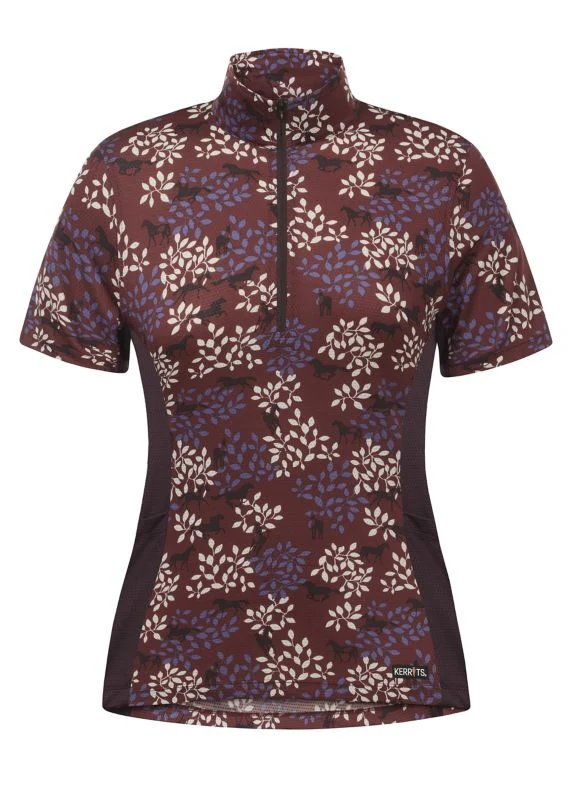 Kerrits Breeze Ice Fil SS Top Print