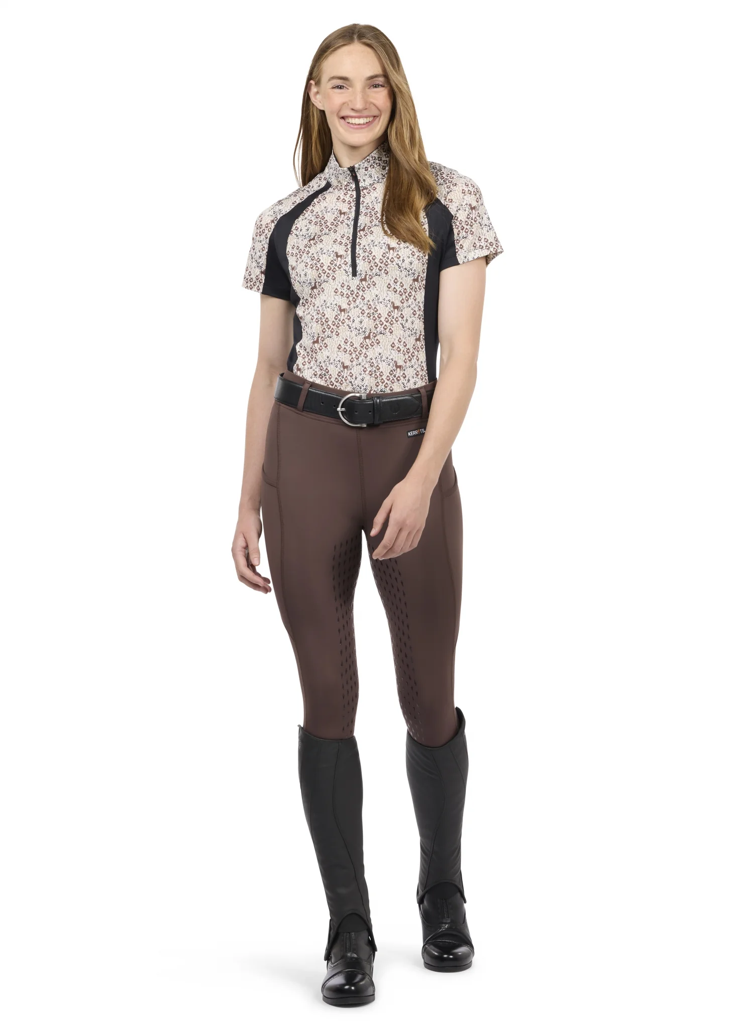 Kerrits EquiBreeze Ice Fil Short Sleeve Shirt - Print - Image 10