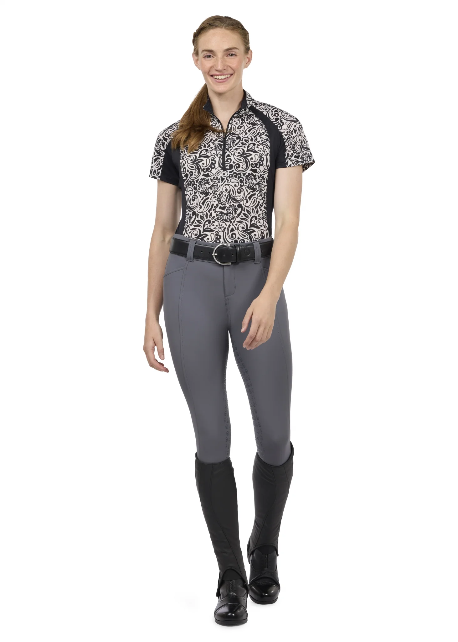 Kerrits EquiBreeze Ice Fil Short Sleeve Shirt - Print - Image 12