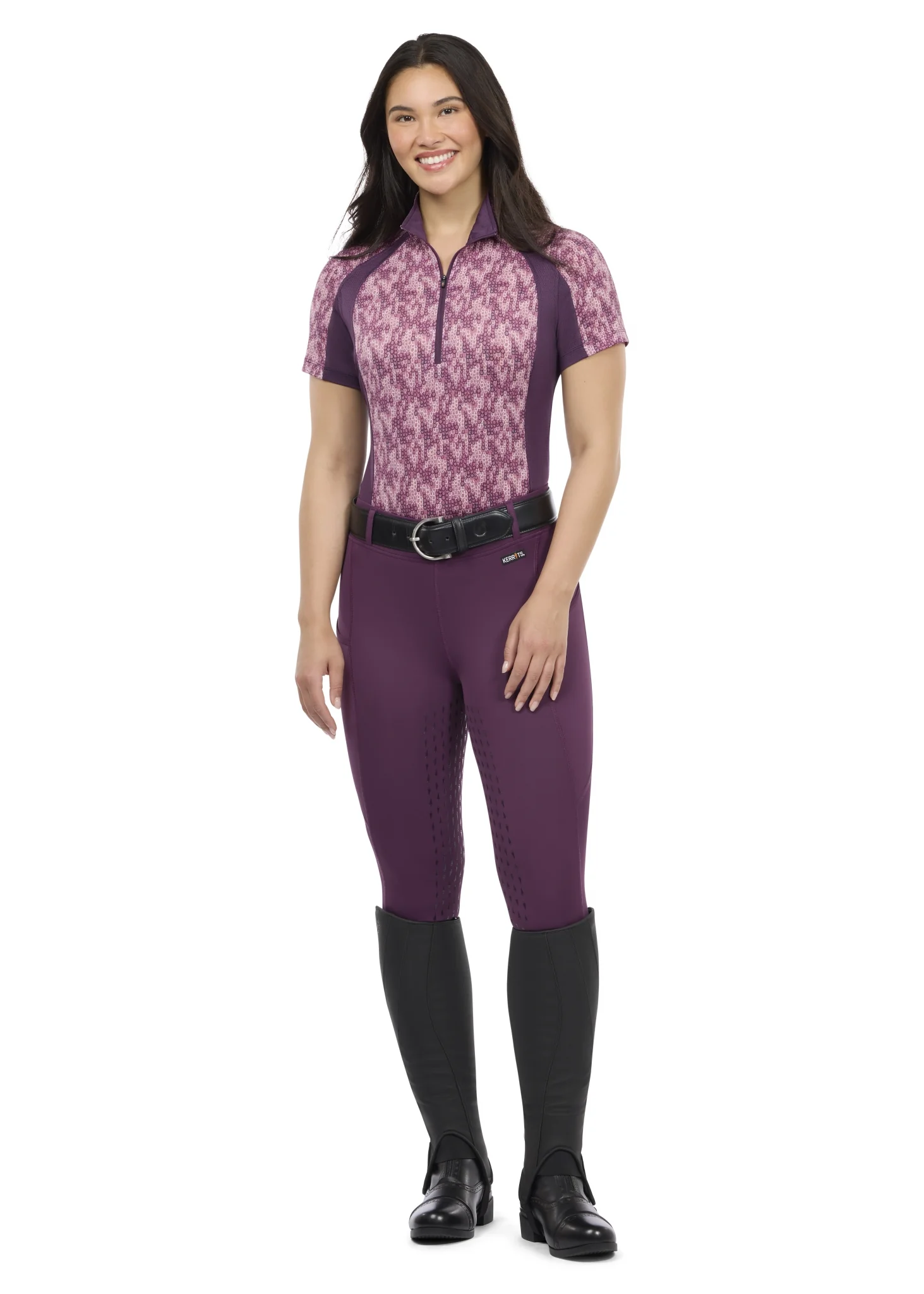 Kerrits EquiBreeze Ice Fil Short Sleeve Shirt - Print - Image 8