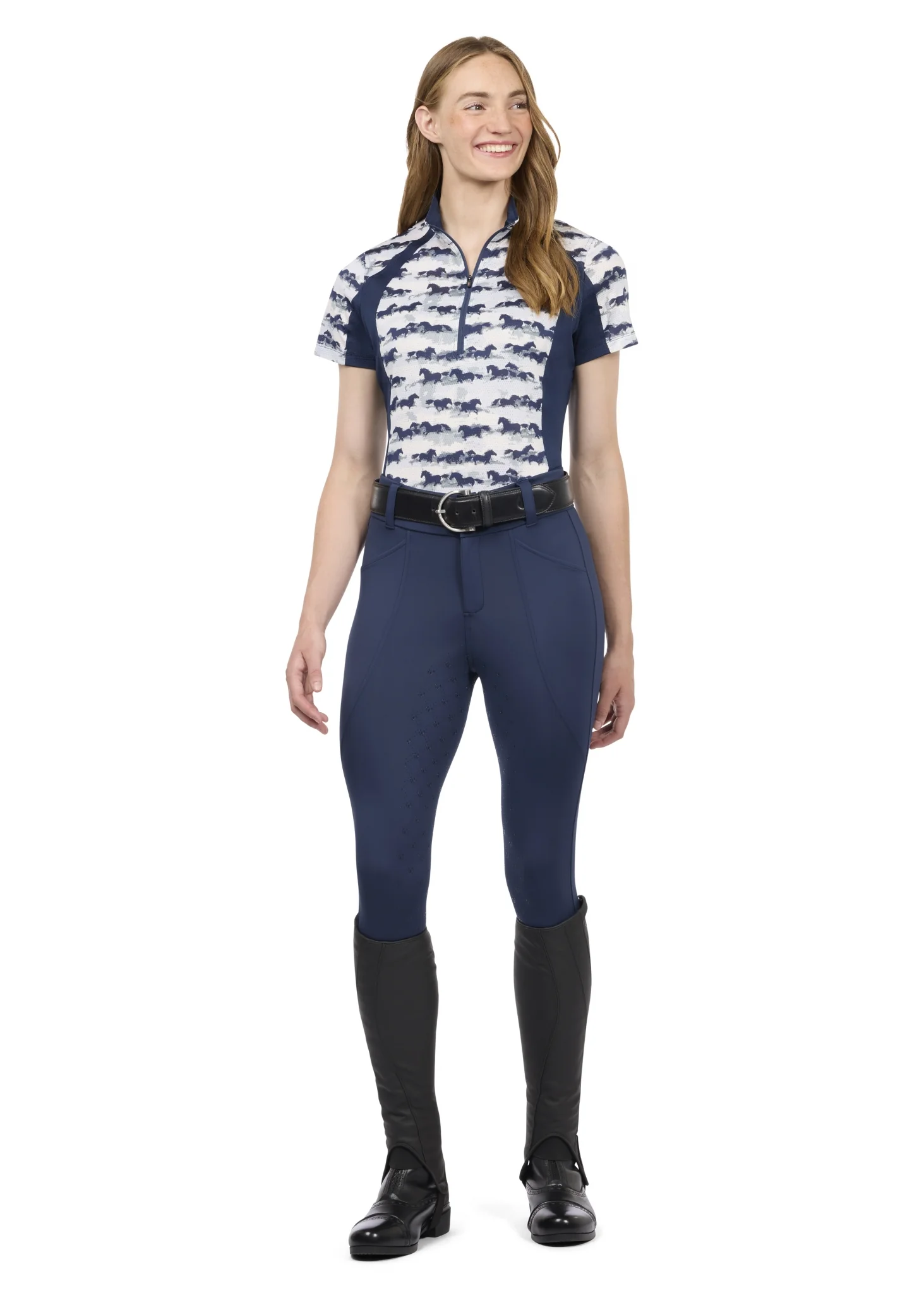 Kerrits EquiBreeze Ice Fil Short Sleeve Shirt - Print - Image 9