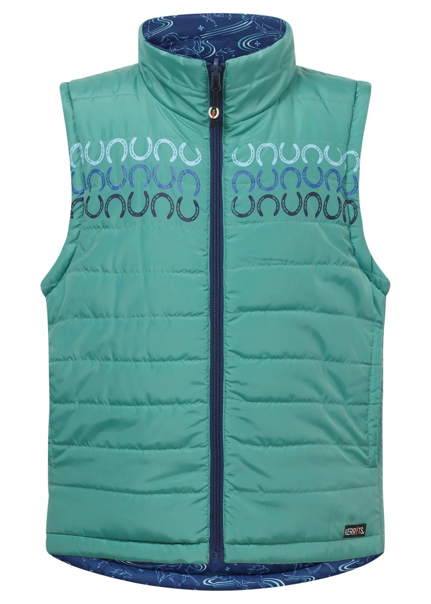 Kerrits Kids Ride The Wind Quilted Vest - Image 5