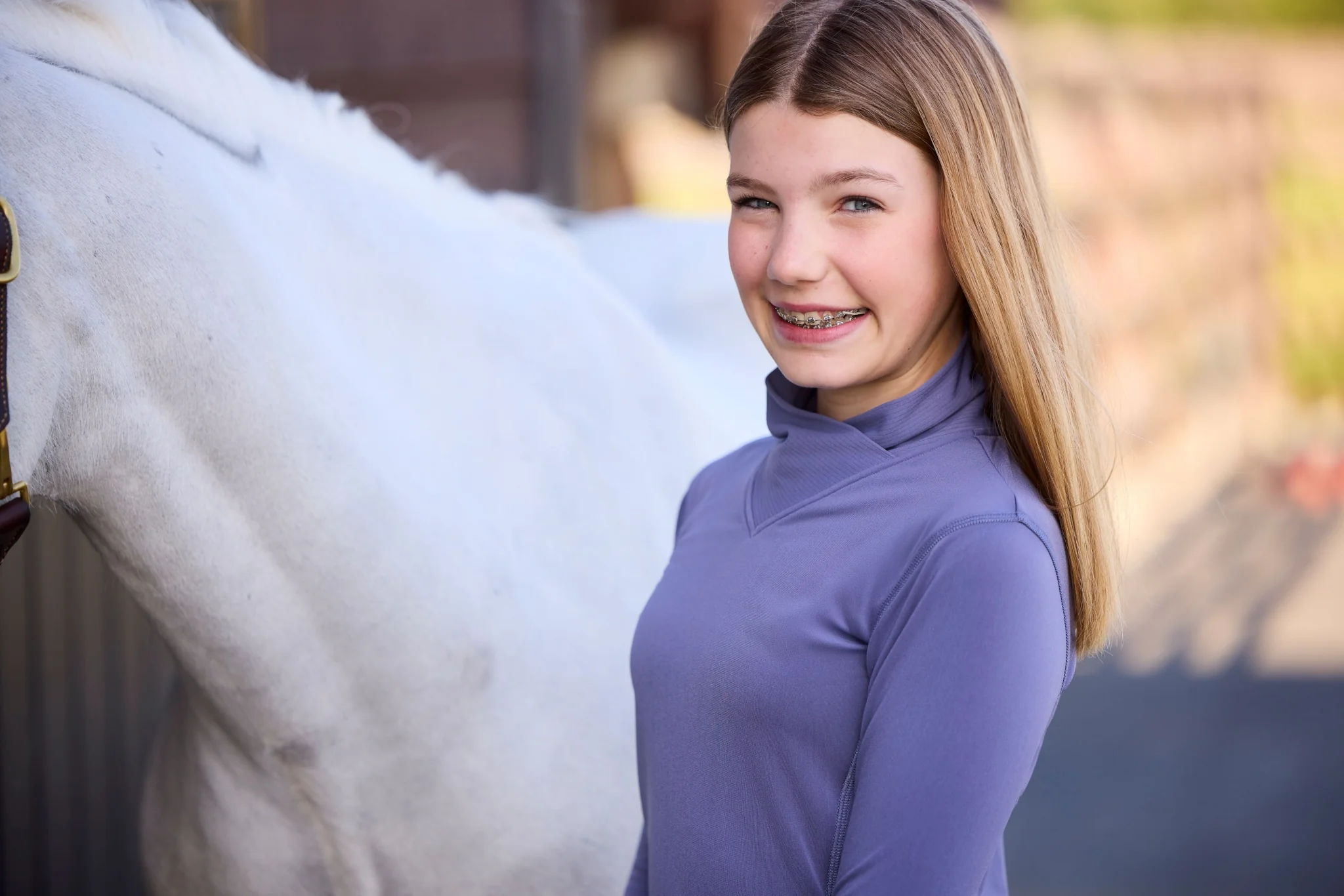 Kerrits Kids Wrap Neck Tech Top - Image 5