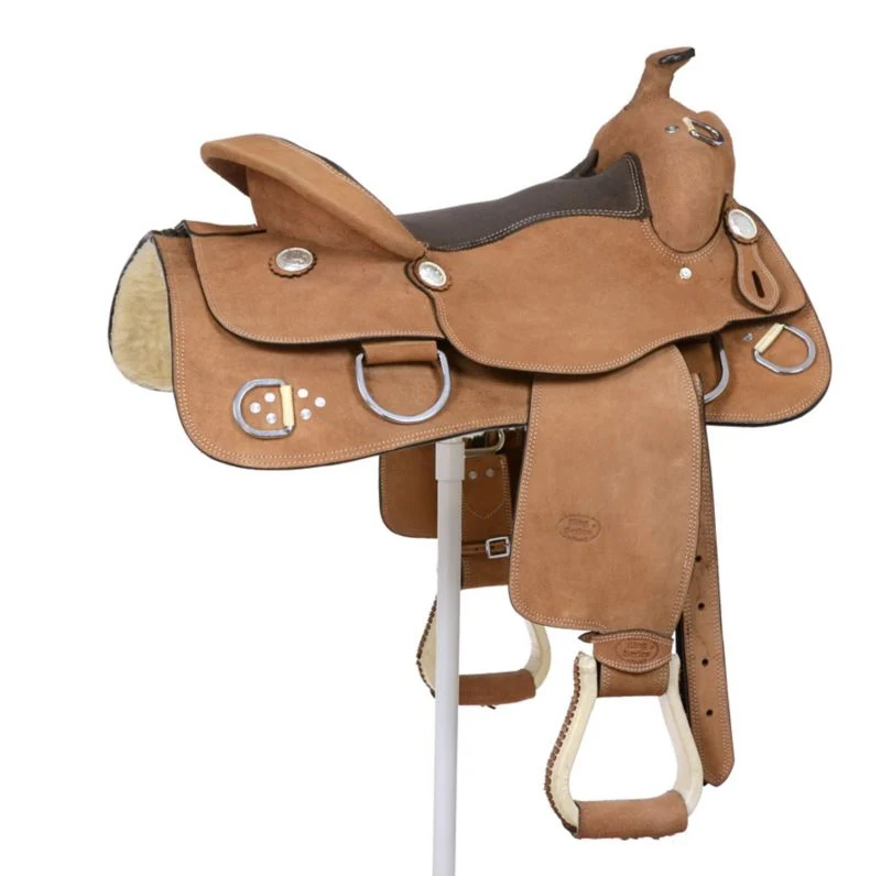 King Series Roughout Trainer Saddle - Image 13