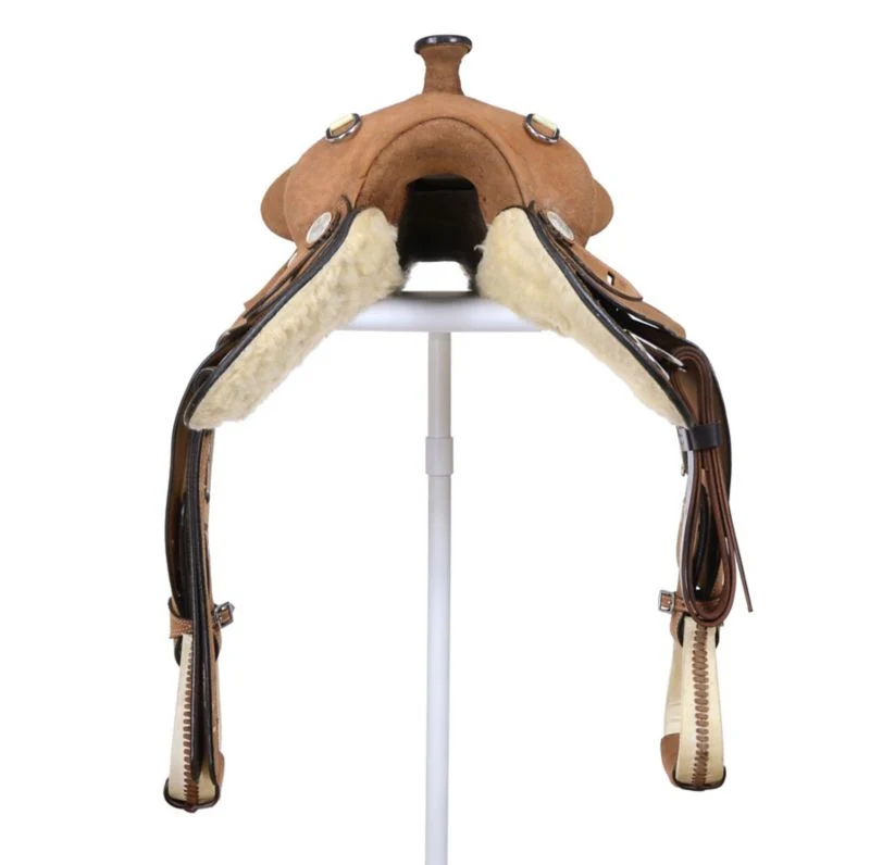King Series Roughout Trainer Saddle - Image 20
