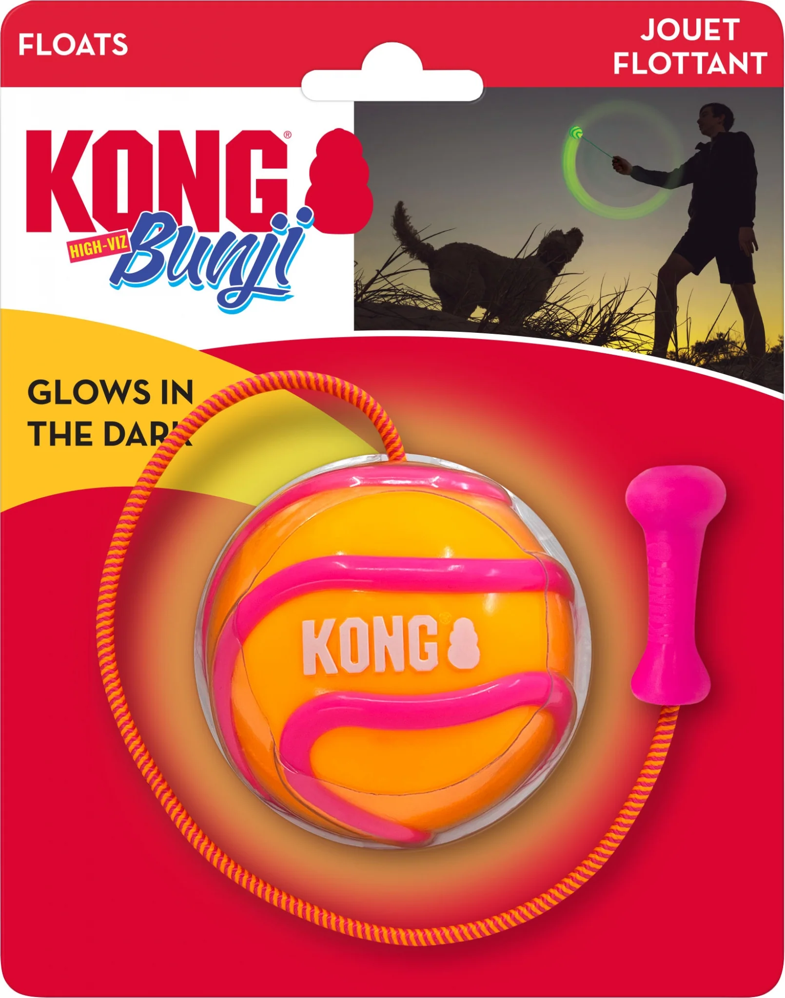 KONG Bunji High-Viz Ball Assorted - Image 4