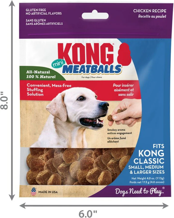 KONG Mini Meatballs For Dogs - Image 3