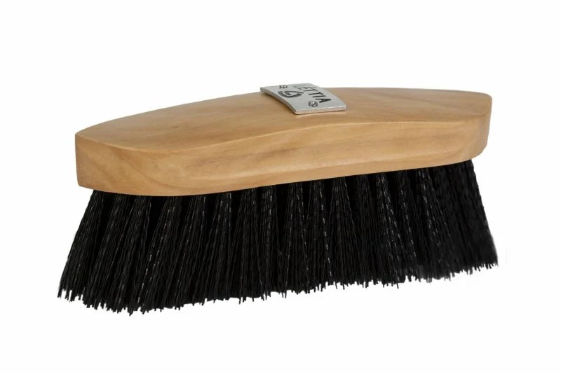Lettia Collection Plastic Bristle Dandy Brush Blk - Image 3