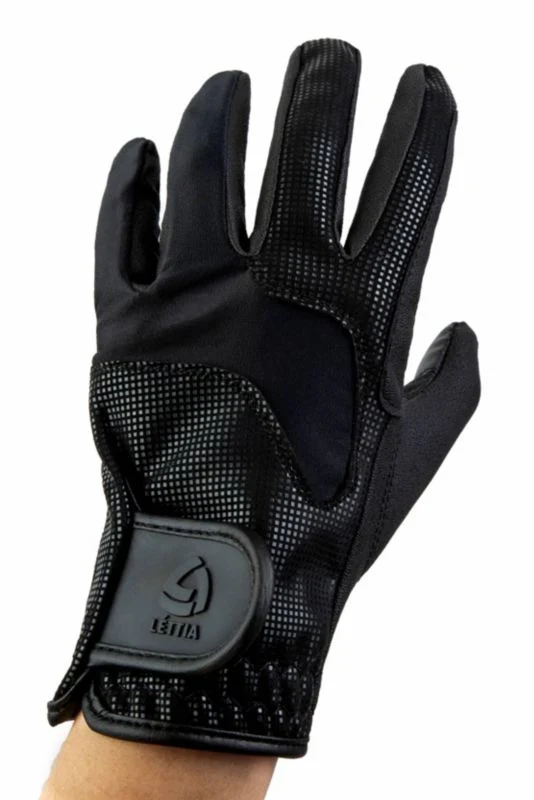 Lettia Collection Sicily Glove 6 Blk - Image 3