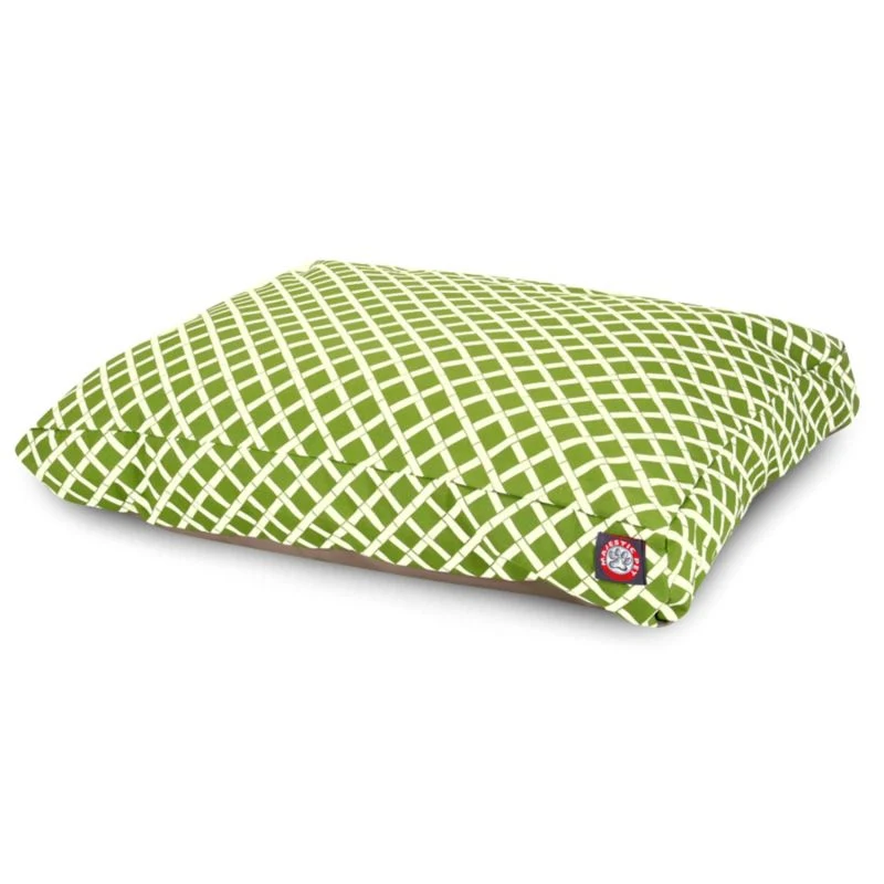 Majestic Outdoor Sage Bamboo Rectangle Pet Bed