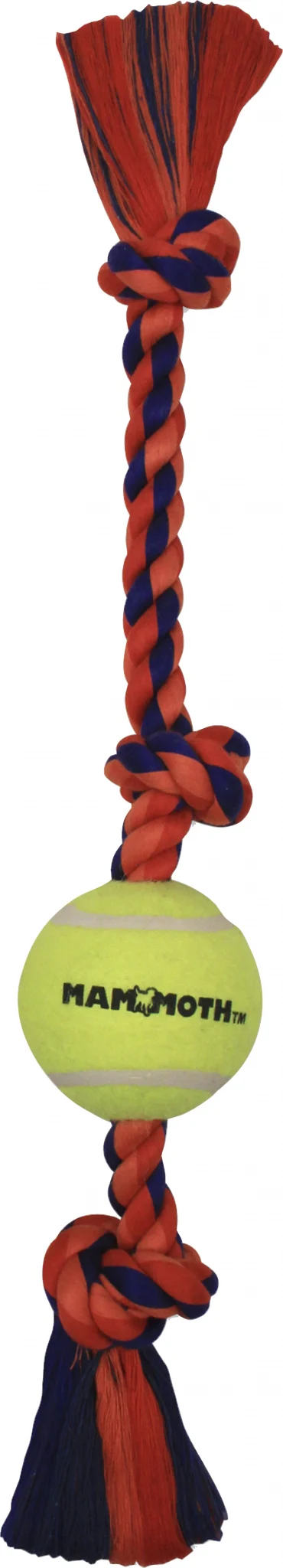 Mammoth FlossyChews 3 Knot/1 Ball Dog Toy - Image 2