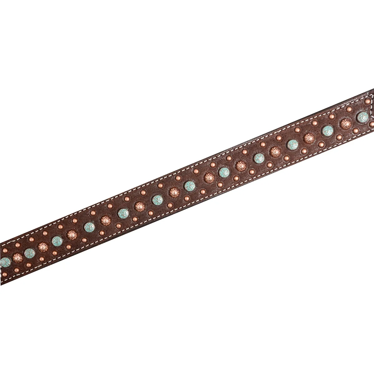 Martin Saddlery Embossed Floral Dots 3/8" Breast Collar - Image 2