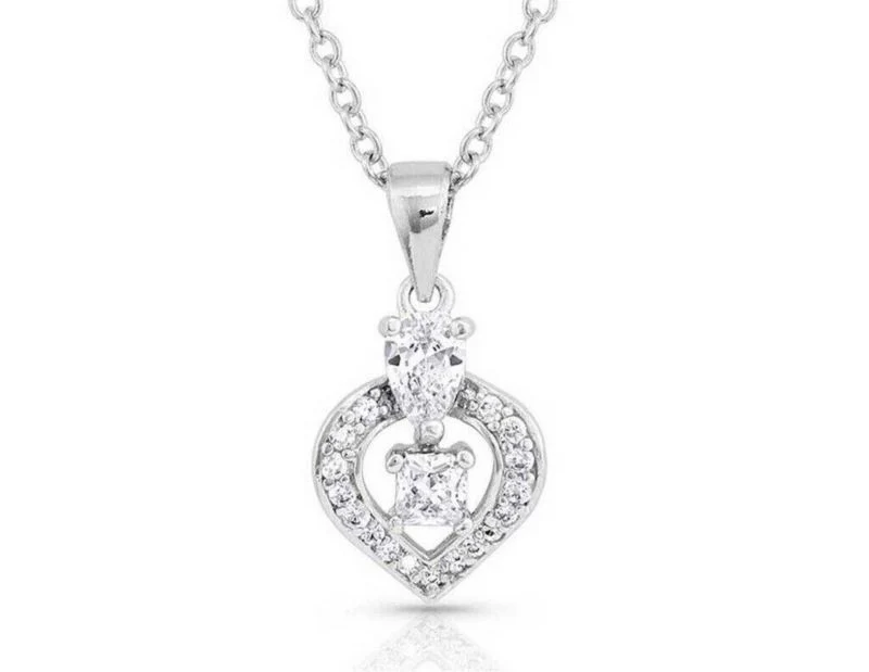 Montana Silversmiths Touch of Crystal Necklace