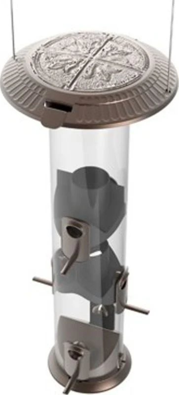 Natures Dlx Wide Funnel Flip Top Feeder 16.5x8x8