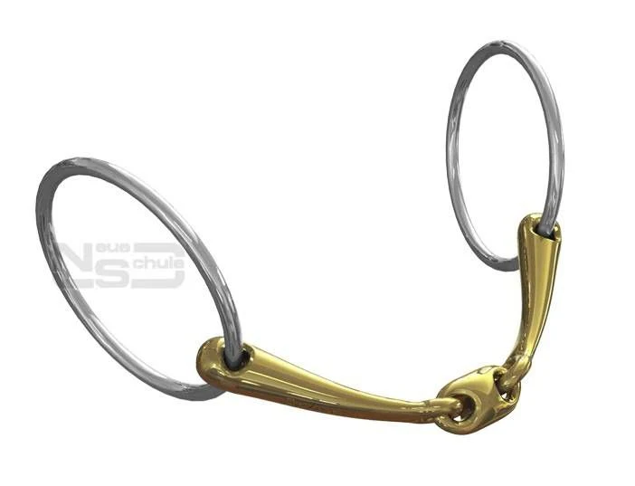 Neue Schule Angled Lozenge Snaffle Bit 14mm - Image 2