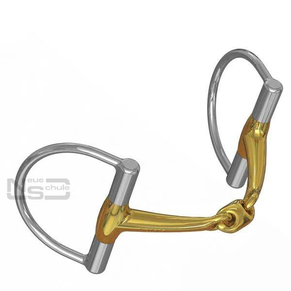 Neue Schule Angle Lozenge D Snaffle BIt 14mm - Image 4