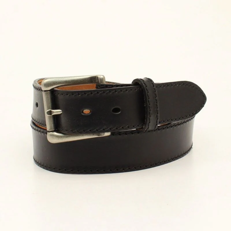 Nocona Mens Ocala Plain Belt/Buckle 32 Black