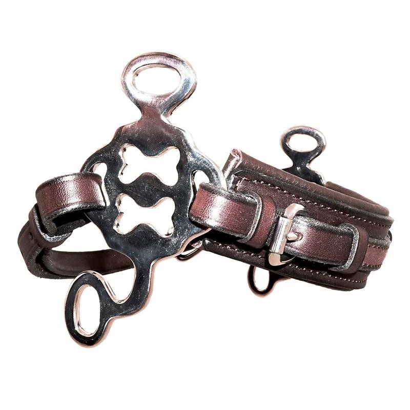 Nunn Finer Double Biscuit Hackamore 5"L x 2-5/8"W