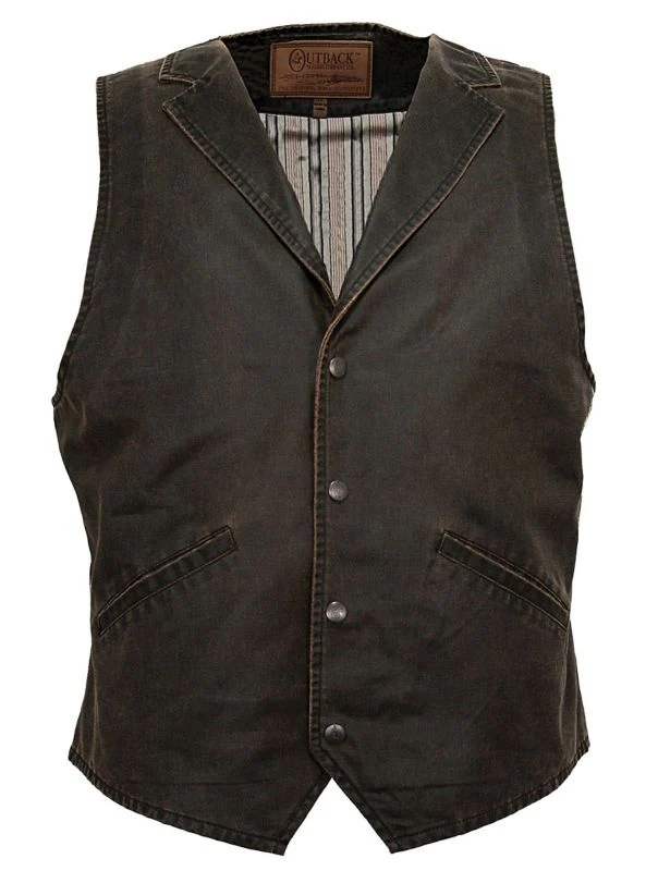 Outback Trading Arkansas Vest Large Brown - Image 4