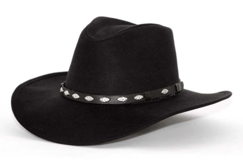 Outback Trading Badlands Oilskin Hat Small Black - Image 6