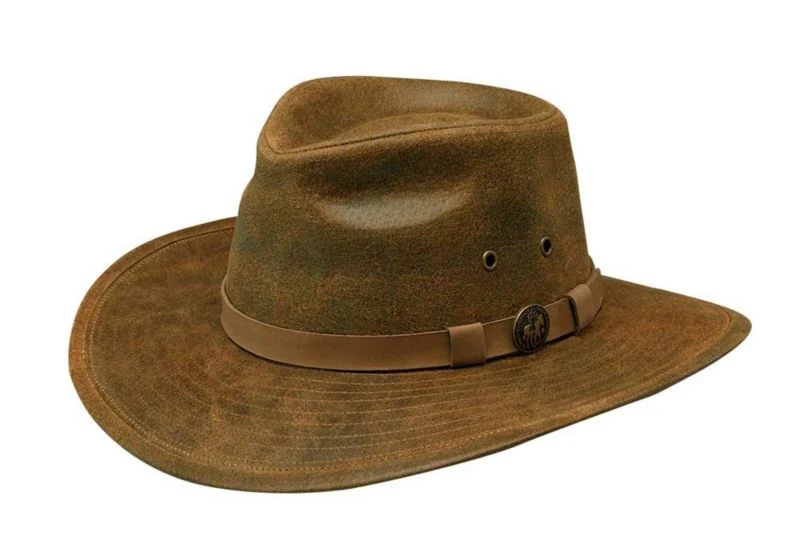 Outback Trading Kodiak Leather Hat S Brown - Image 2