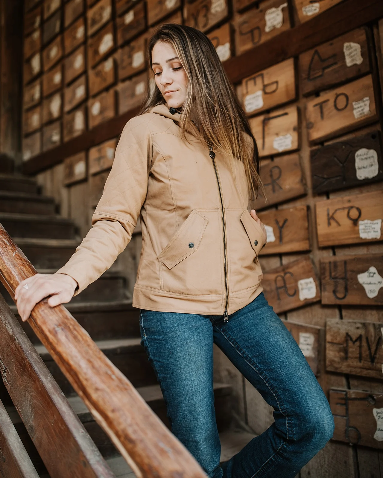 Outback Trading Ladies Canvas Heidi Jacket - Image 3