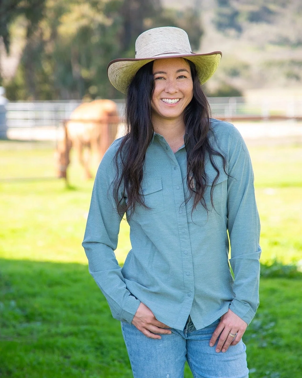 Outback Trading Ladies Sierra Snap Bamboo Shirt - Image 6