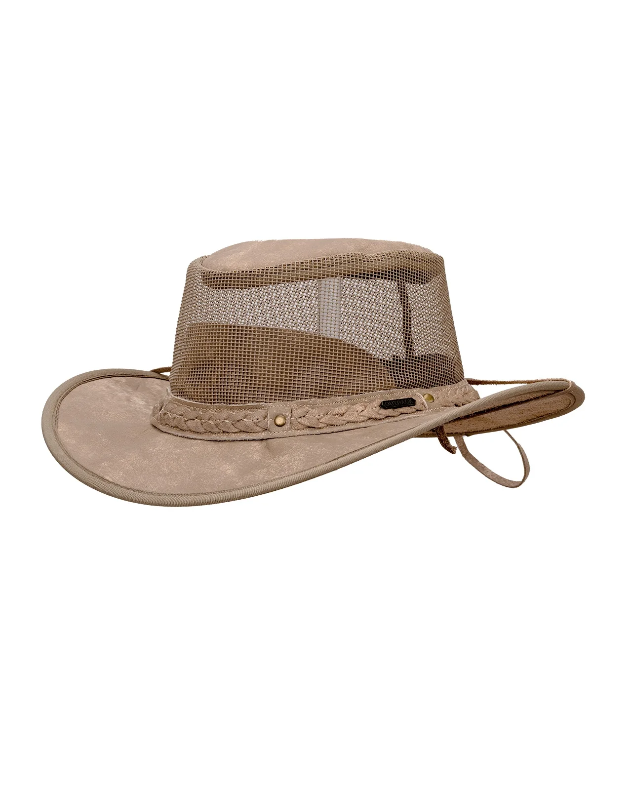 Outback Trading Wagga Wagga with Mesh Leather Hat - Image 6