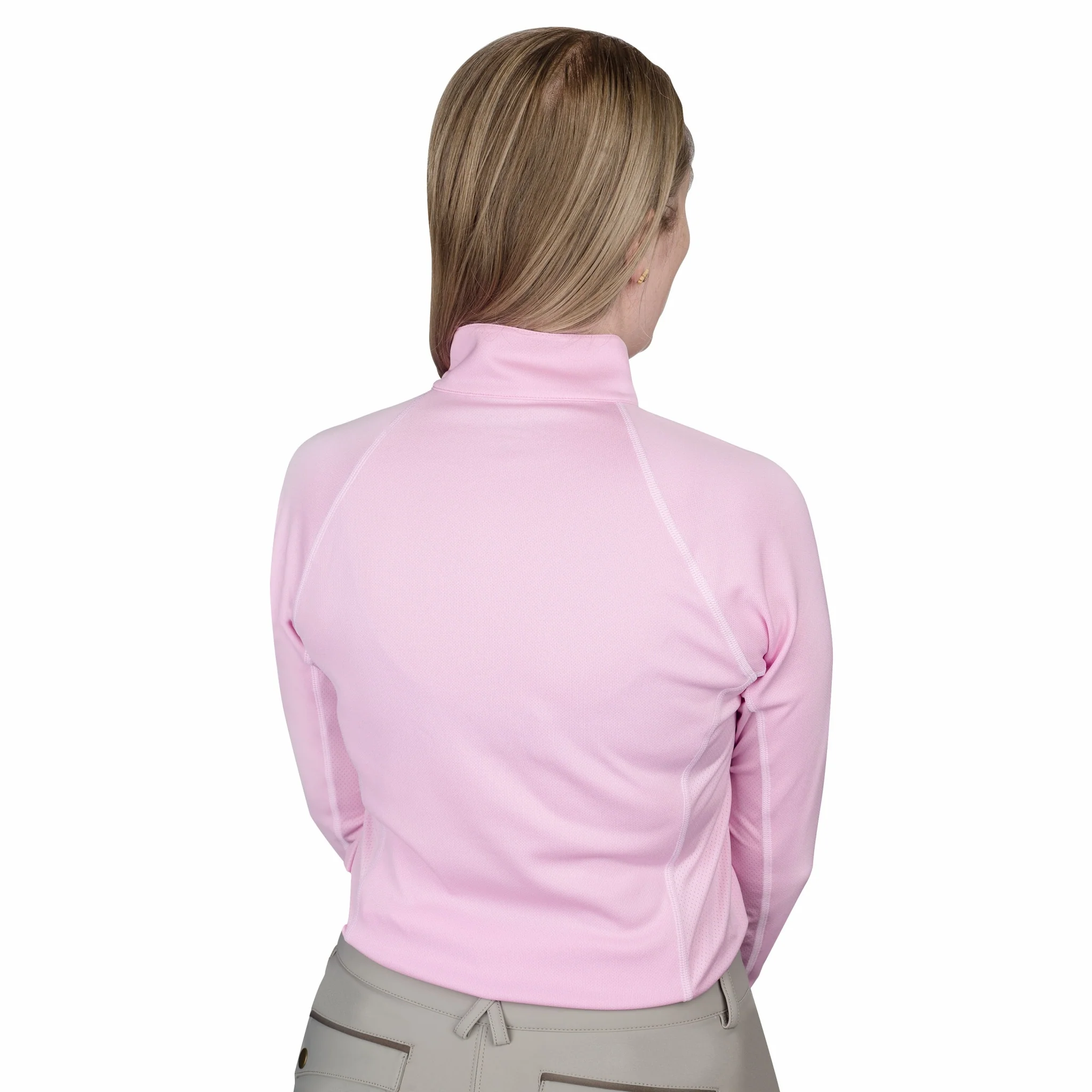 Ovation Ladies Quarter Zip Long Sleeve Sun Shirt - Image 15