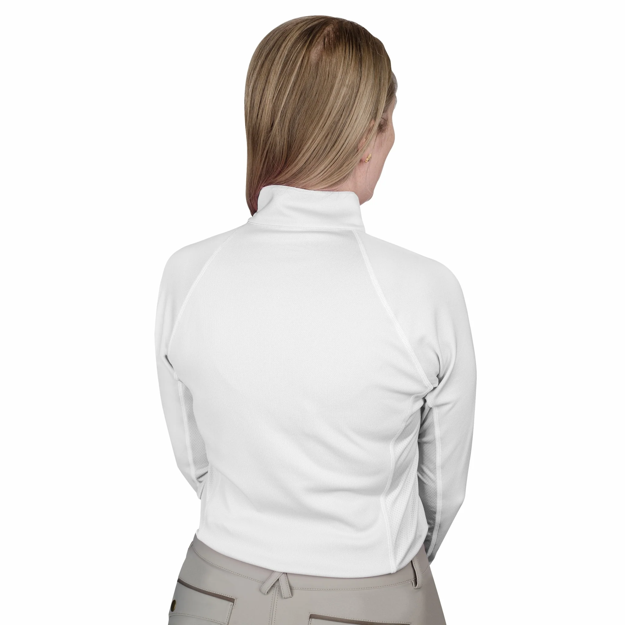 Ovation Ladies Quarter Zip Long Sleeve Sun Shirt - Image 16