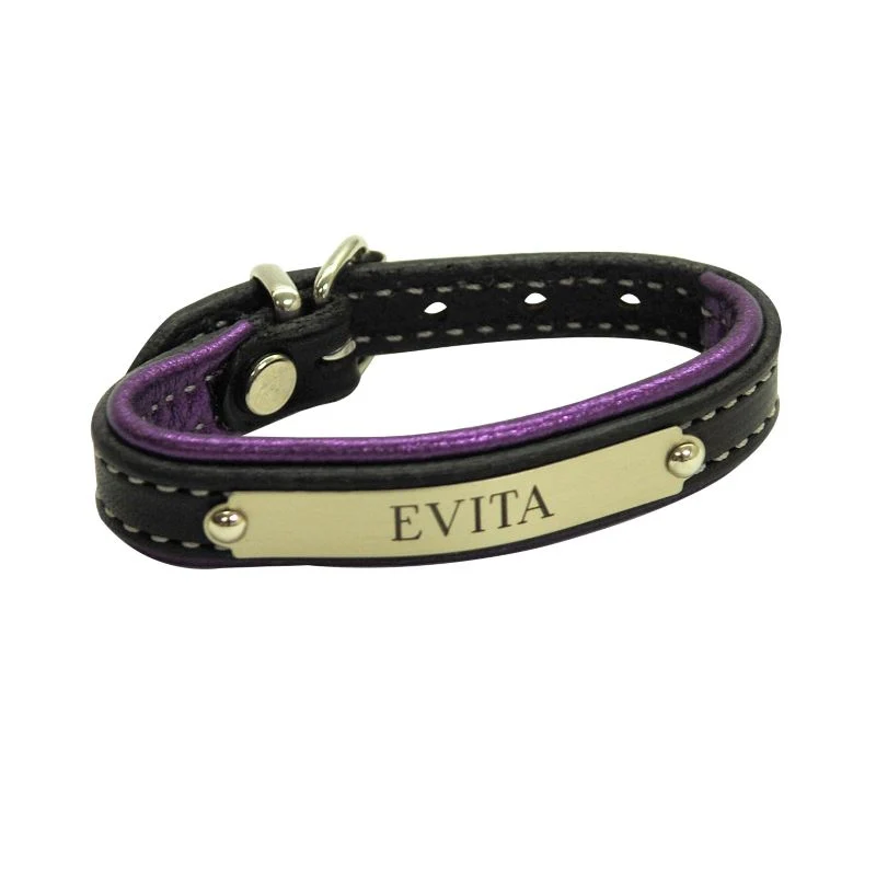 Padded Leather ID Bracelet - Image 10