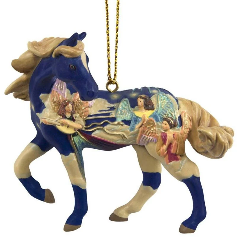 Painted Ponies Angels on High Ornament
