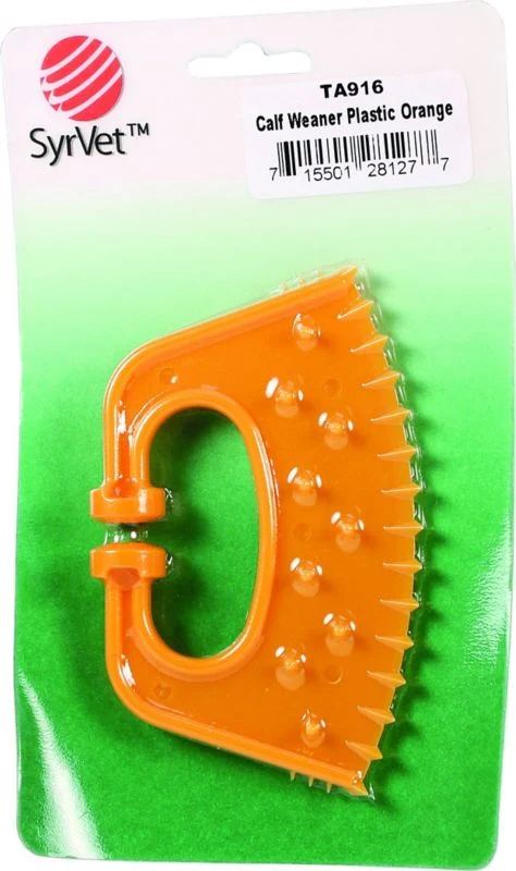 Plastic Calf Weaner Medium Orange