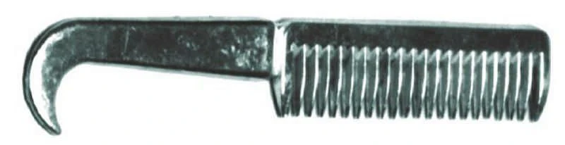 Pulling Comb With Pick 8 Silver
