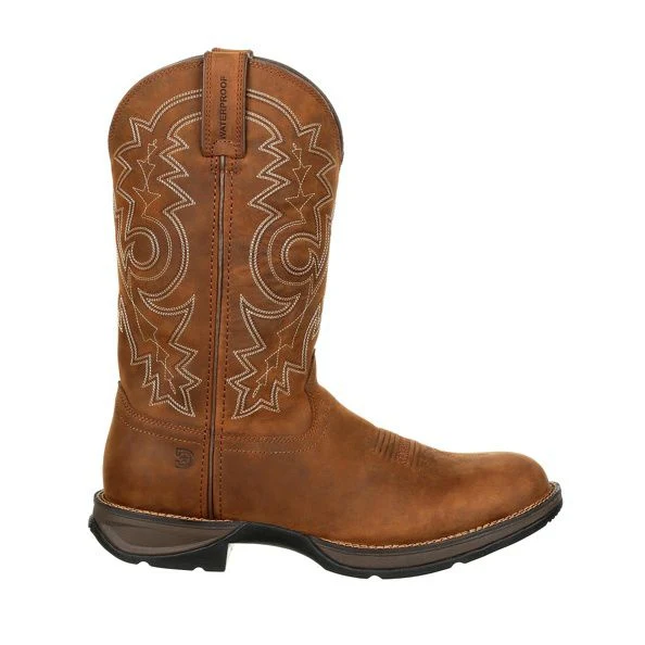 Rebel Durango Mens WP Rnd Toe Coyote Boots - Image 7
