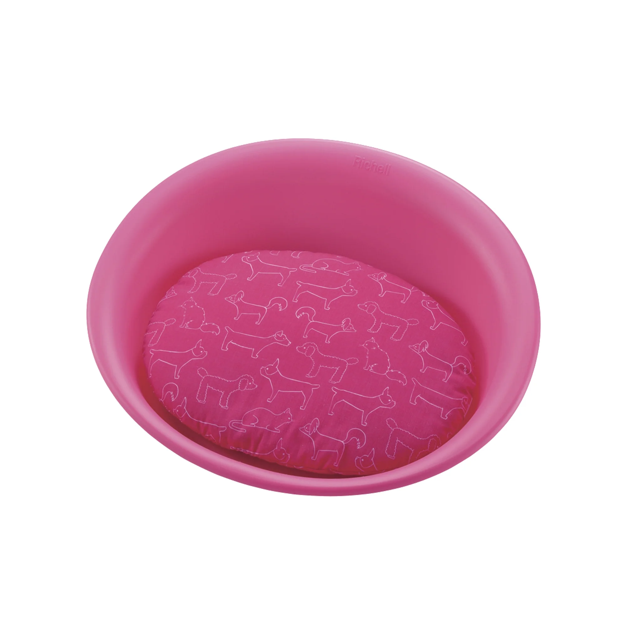 Richell Oval Plastic Pet Bed - Image 2