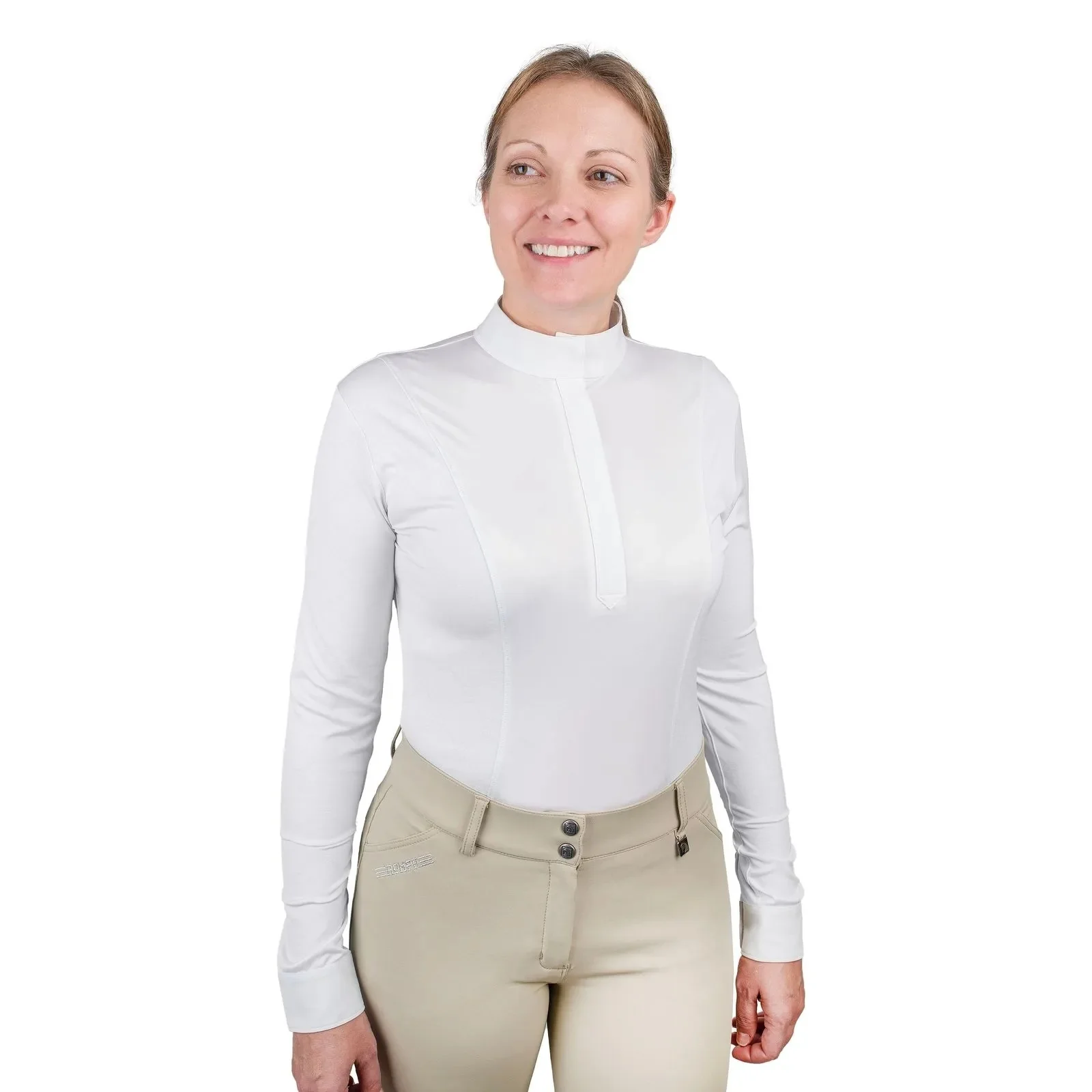 Romfh Ladies Logo LS Show Shirt - Image 2