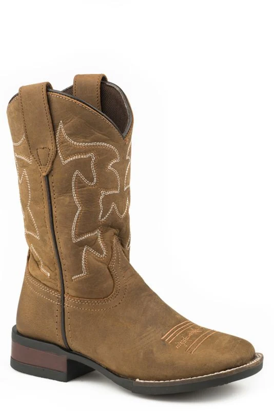 Roper Little Kids Monterey Sq Toe Boots - Image 2