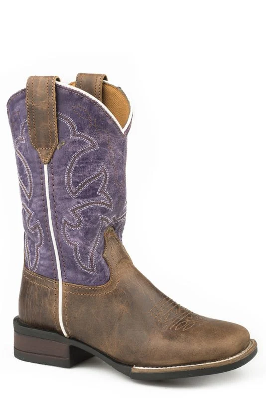 Roper Little Kids Monterey Sq Toe Boots - Image 3