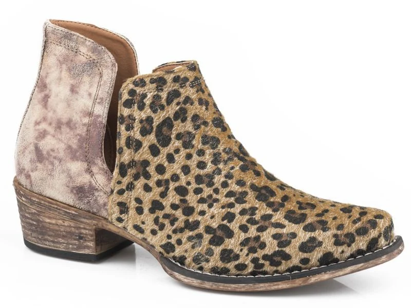 Roper Ladies Ava Faux Leopard Boots - Image 3