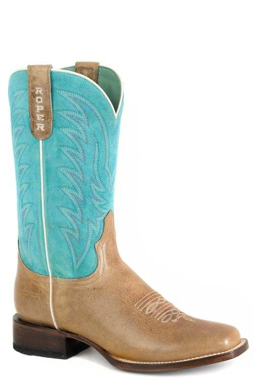 Roper Ladies Cowgirl 11in Sq Toe Boot - Image 2