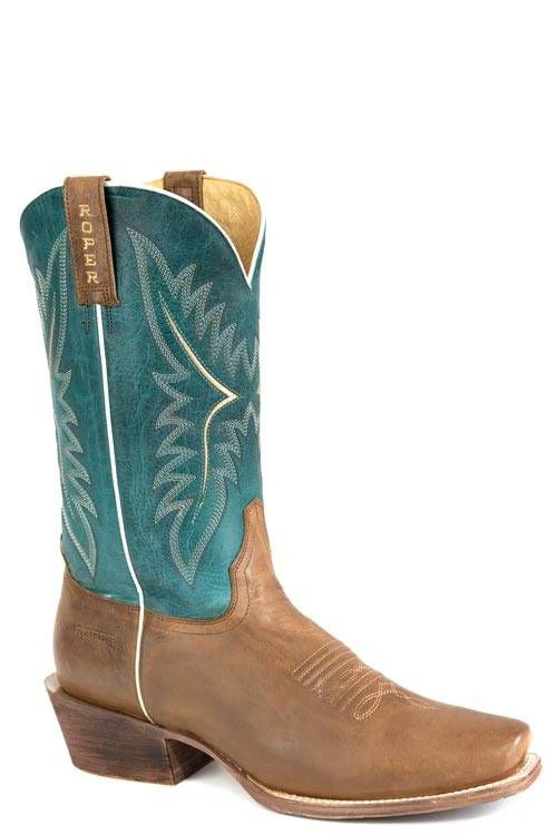 Roper Men Cowboy 13in Cutter Toe Boot