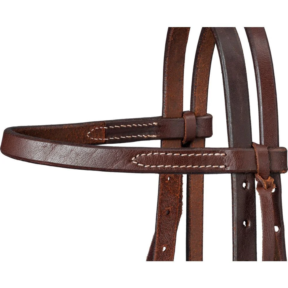 Royal King Pony Browband Headstall with Tie Ends - Image 3