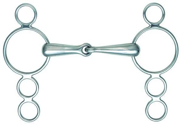 Shires 3 Ring Dutch Gag Bit - Image 4