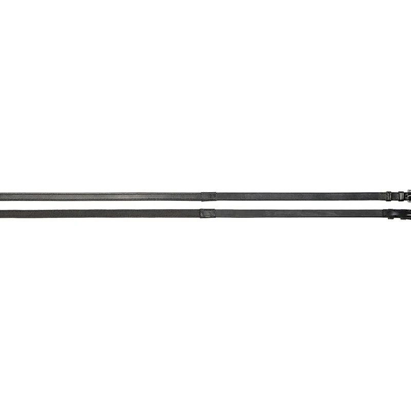 Shires Avignon Flat Leather Rubber Backed Rein - Image 2
