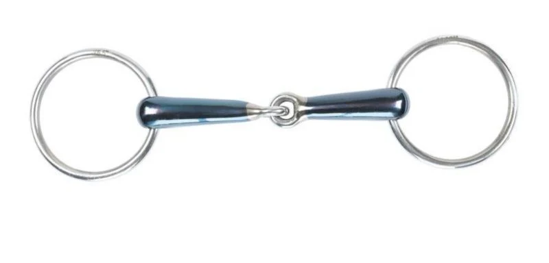 Shires Blue Sweet Iron Hollow Jointed L/Ring - Image 2
